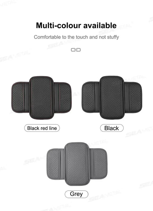 Coussin Accoudoir Voiture Universel - Mousse Mémoire Forme & Rangement Intégré