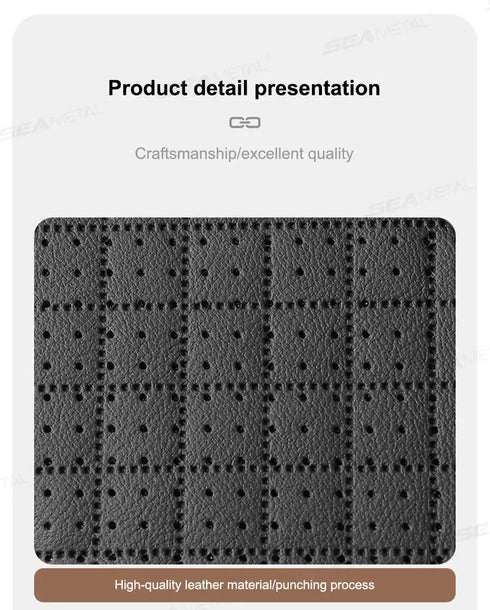 Coussin Accoudoir Voiture Universel - Mousse Mémoire Forme & Rangement Intégré