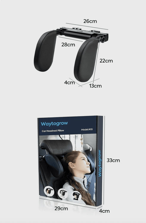 Appui-Tête Ergonomique Ajustable 360° | Protection Cervicale Pro