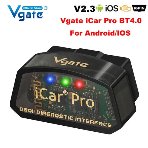 Scanner OBD2 Bluetooth iCar Pro - Valise Diagnostic Auto Multimarque - Compatible iPhone Android