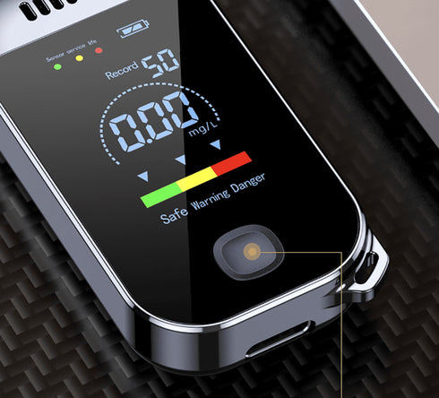 Ethylotest Electronique Rechargeable - Testeur d'Alcoolémie - Alcootest