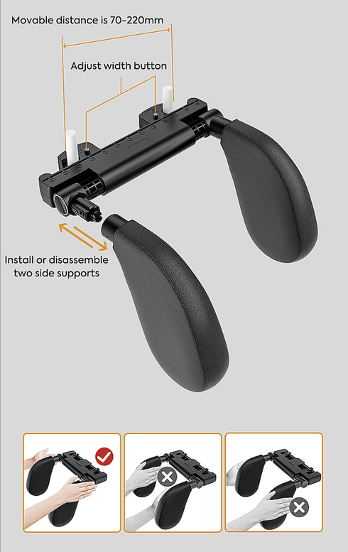 Appui-Tête Ergonomique Ajustable 360° | Protection Cervicale Pro