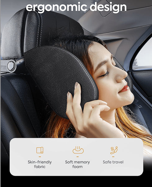 Appui-Tête Ergonomique Ajustable 360° | Protection Cervicale Pro