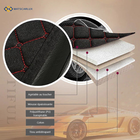 Housse Siege Voiture Universelle Lin - Protection Confort Auto