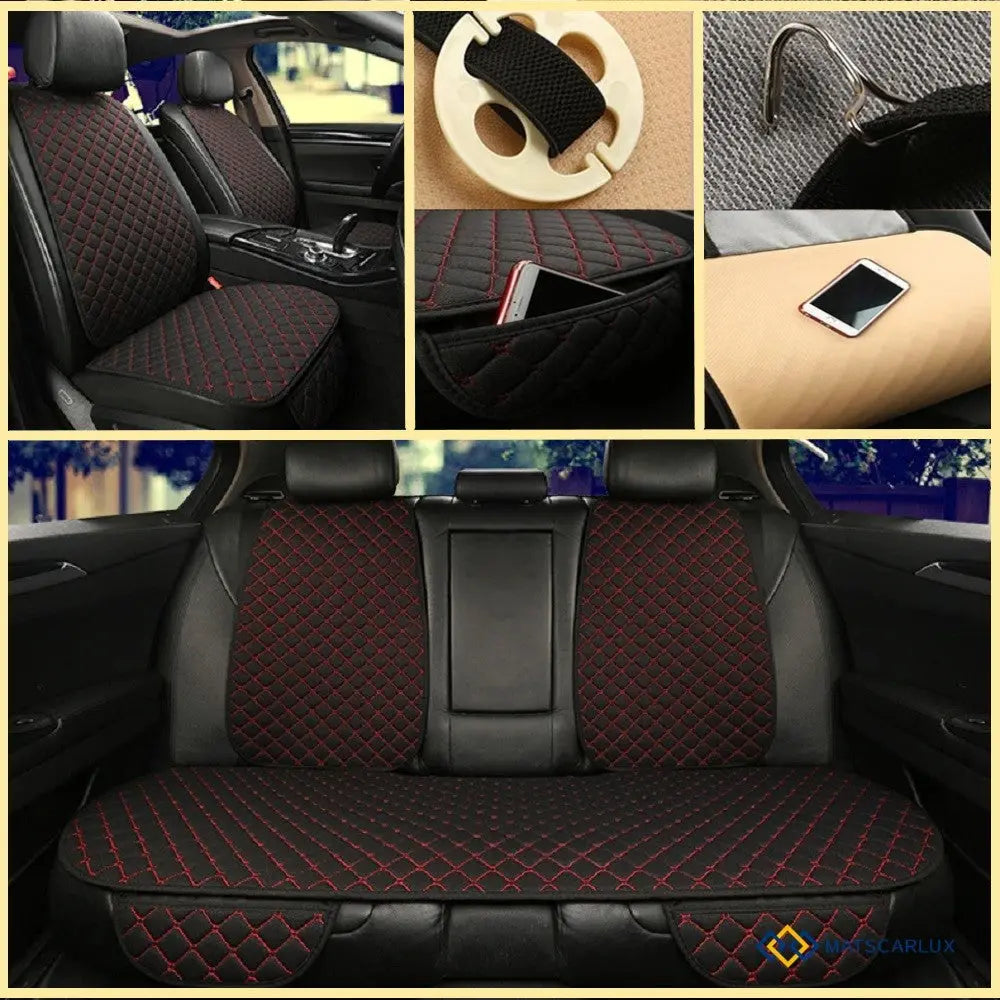 Coussin de protection de siège avant/arrière en lin pour Peugeot