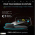 HUD 3D Sans Film OBD2 GPS - Affichage Tête Haute Voiture