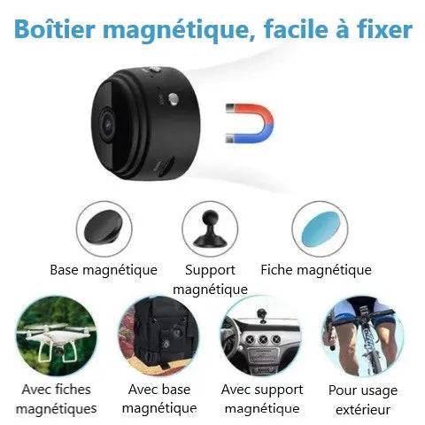 Mini caméra magnétique voiture/domicile