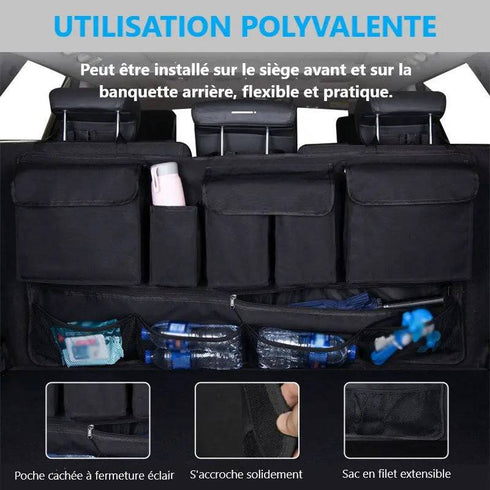 Organisateur de rangement pour coffre de voiture