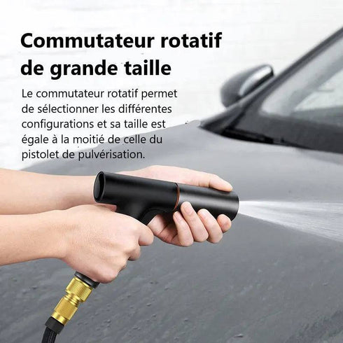 Pistolet Lavage Haute Pression 4000 PSI avec Tuyau Inclus - Kit Complet