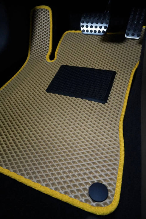 Tapis Auto Sur-Mesure en EVA pour 3 Rangées de Sièges (6 pièces)