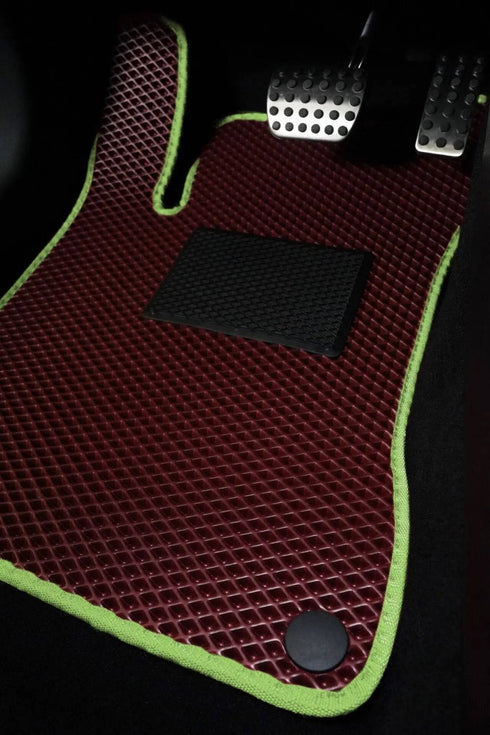 Tapis Auto Sur-Mesure en EVA pour 3 Rangées de Sièges (6 pièces)