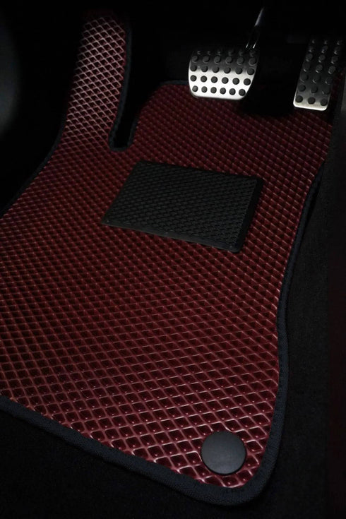 Tapis Auto Sur-Mesure en EVA pour 3 Rangées de Sièges (6 pièces)