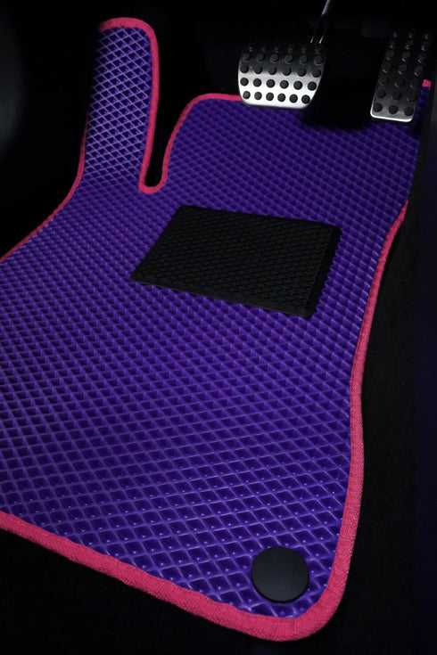 Tapis Auto Sur-Mesure en EVA pour 3 Rangées de Sièges (6 pièces)