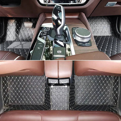 Tapis Voiture Sur Mesure  Avant & Arrière en 3D avec Logo Personnalisé