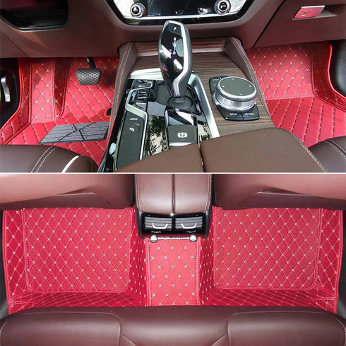Tapis Voiture Sur Mesure  Avant & Arrière en 3D avec Logo Personnalisé