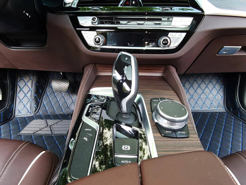 Tapis Voiture Sur-Mesure Avant en 3D avec Logo Personnalisé (Conducteur & Passager)