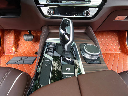 Tapis Voiture Sur-Mesure Avant en 3D avec Logo Personnalisé (Conducteur & Passager)