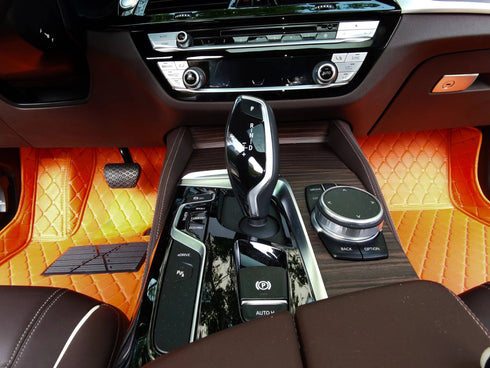 Tapis Voiture Sur-Mesure Avant en 3D avec Logo Personnalisé (Conducteur & Passager)