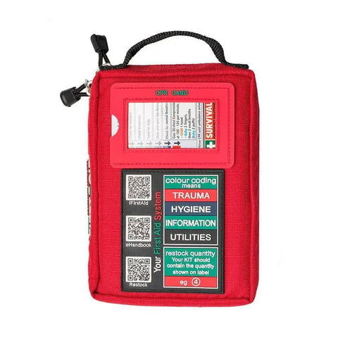 Trousse de Secours Voiture 44 Pièces - Kit Premiers Soins Obligatoire Pro