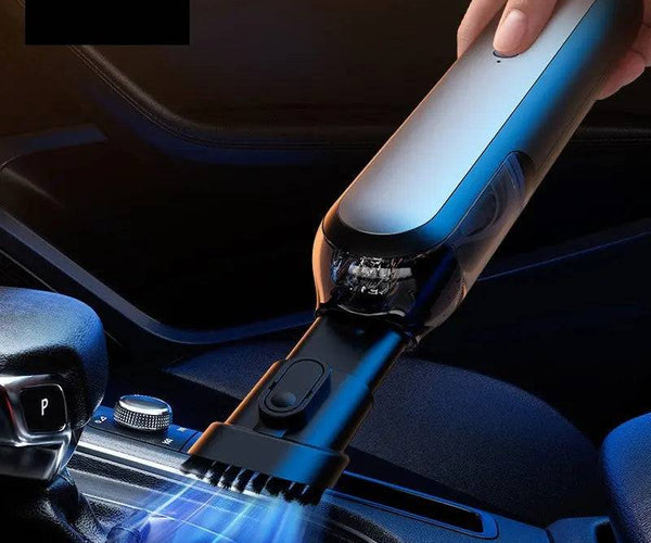 Aspirateur Voiture Portable 4 En 1 Rechargeable - 8000Pa Puissant, 6 Accessoires, Pompe à Air & Vide, Pour Maison Bureau Auto