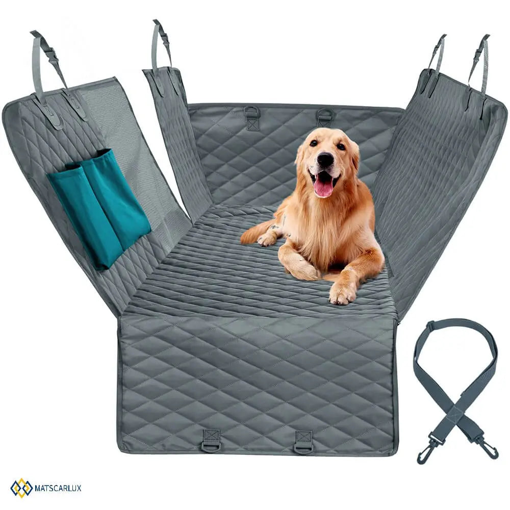 Housse de siège arrière de voiture imperméable pour chien - Matscarlux